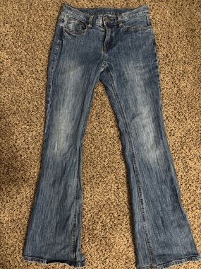 Brandy Melville Light Blue Flared Jeans